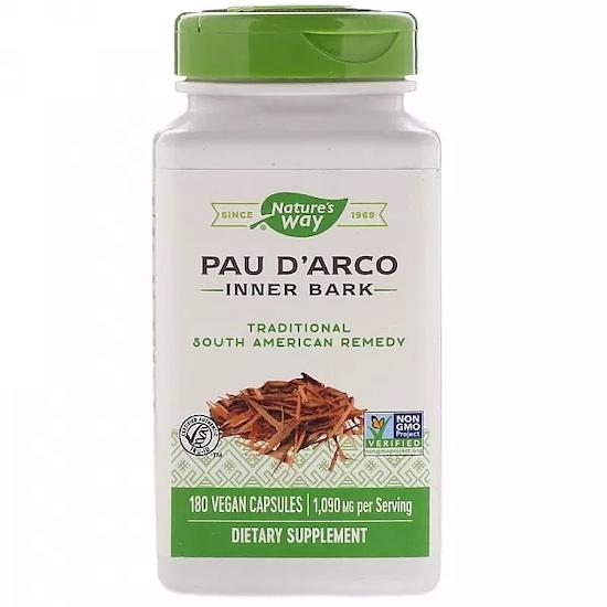 

Nature s Way- Pau d Arco, Inner Bark, 545 mg, 180 Vegan Capsules
