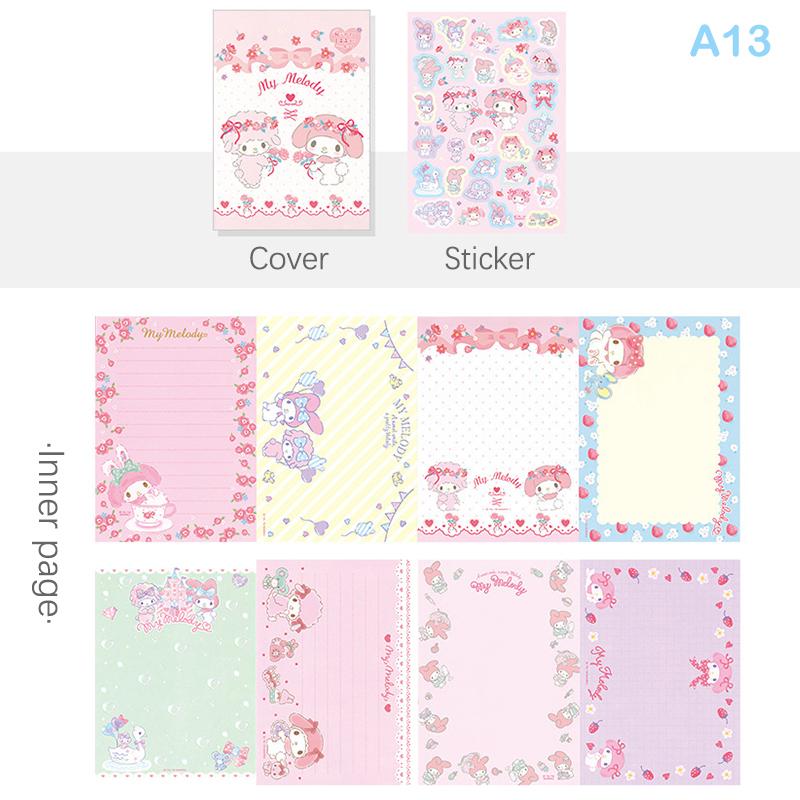 

128 Sheets Cute Cartoon Memo Pad Kids School Supplies Note Paper Diary Scrapbooking Kawaii Stationery Message Non Sticky Notes