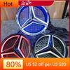 CFB1 2025 Hot For Mercedes Benz For LED Chrome Silver Glossy Black Grille Star Emblem W204 W245 V260 X204 VITO 2006-201