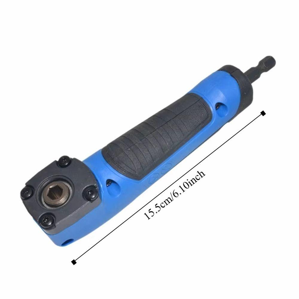 Bend 90 Degrees Right Angle Extension Driver Powerful Corner Device  1/4" Hex Wrench Drill Bit