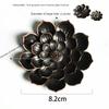 2pcs Incense Holder for Sticks Alloy Incense Burner Creative 3 Levels Lotus Incense Stick Holder and Detachable Ash Catcher