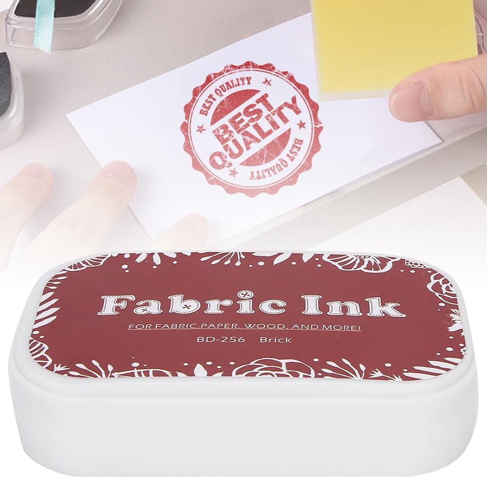 Colorful Multiple Purpose Vintage Sponge Schedule Book Scrapbook Stamp Ink Pad Painting AccessoryBD-256 Brick Red