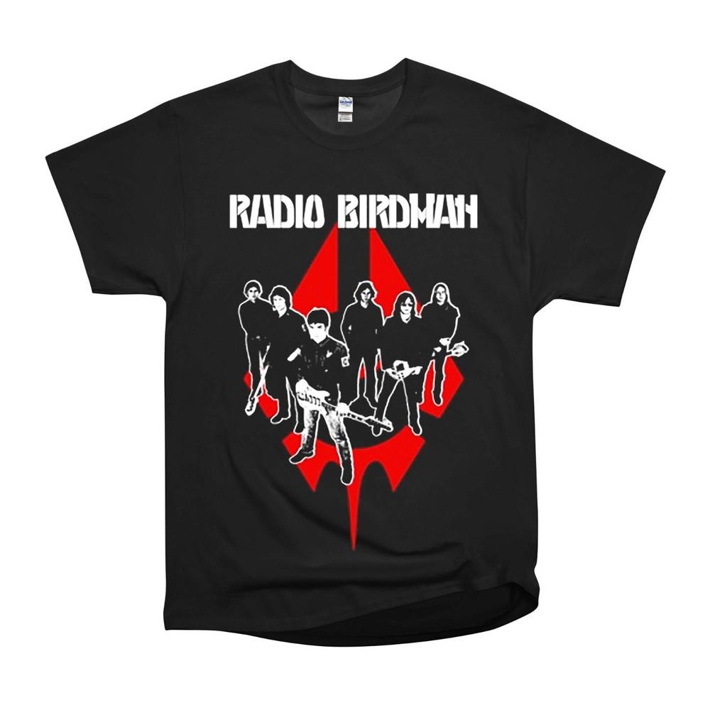 Nwt Radio Birdunisex Distressed Music Red Art Unisex Tshirt S