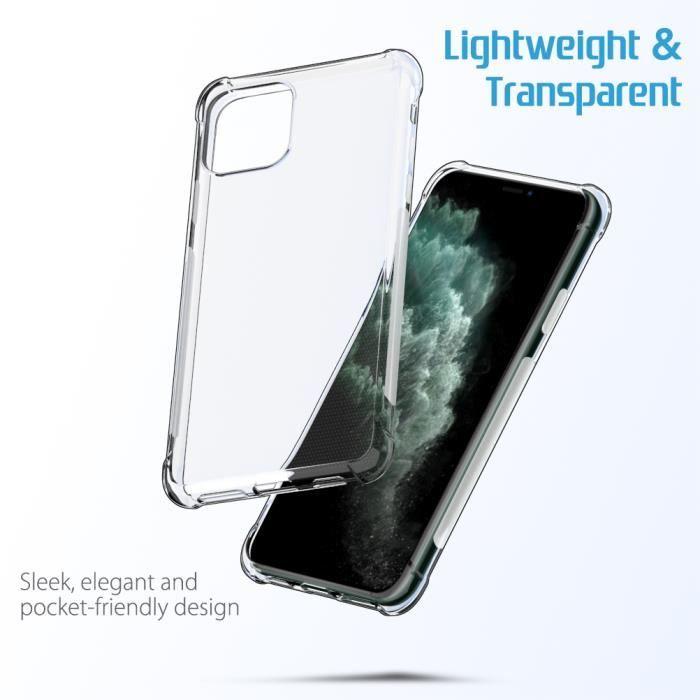 Coque - SLEO - iPhone 11 Pro Max - Silicone TPU - Imperméable - Antidérapante