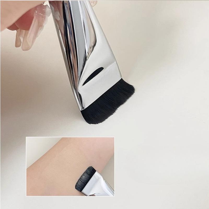 Straight Line Foundation Make-Up Brush Flat Blade Cosmetic Brush, Base Brush Liquid Foundation Special Facial Mask Beauty Brush Tool