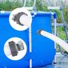 Pool Hose Adapter With Clamp Washer 2 Types Conversion Connector Replacement Pool Hose Adapter For Intex Threaded, Easy To Use