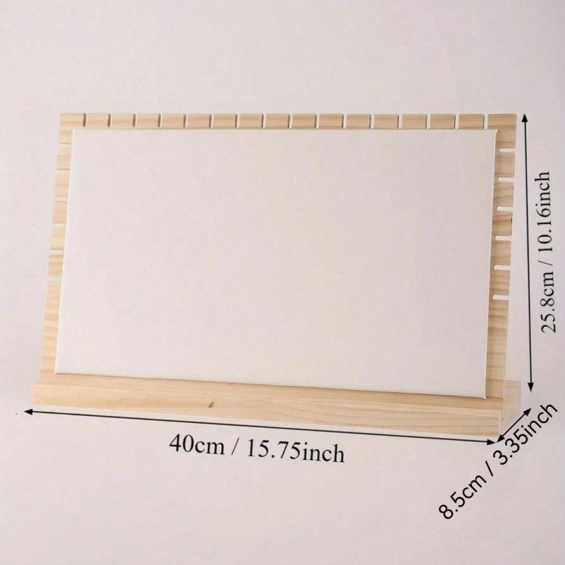 Creative Solid Wooden Jewelry Display Frame Fashion Necklace Holder Pendant Support Stand for Jewelry Showcasing