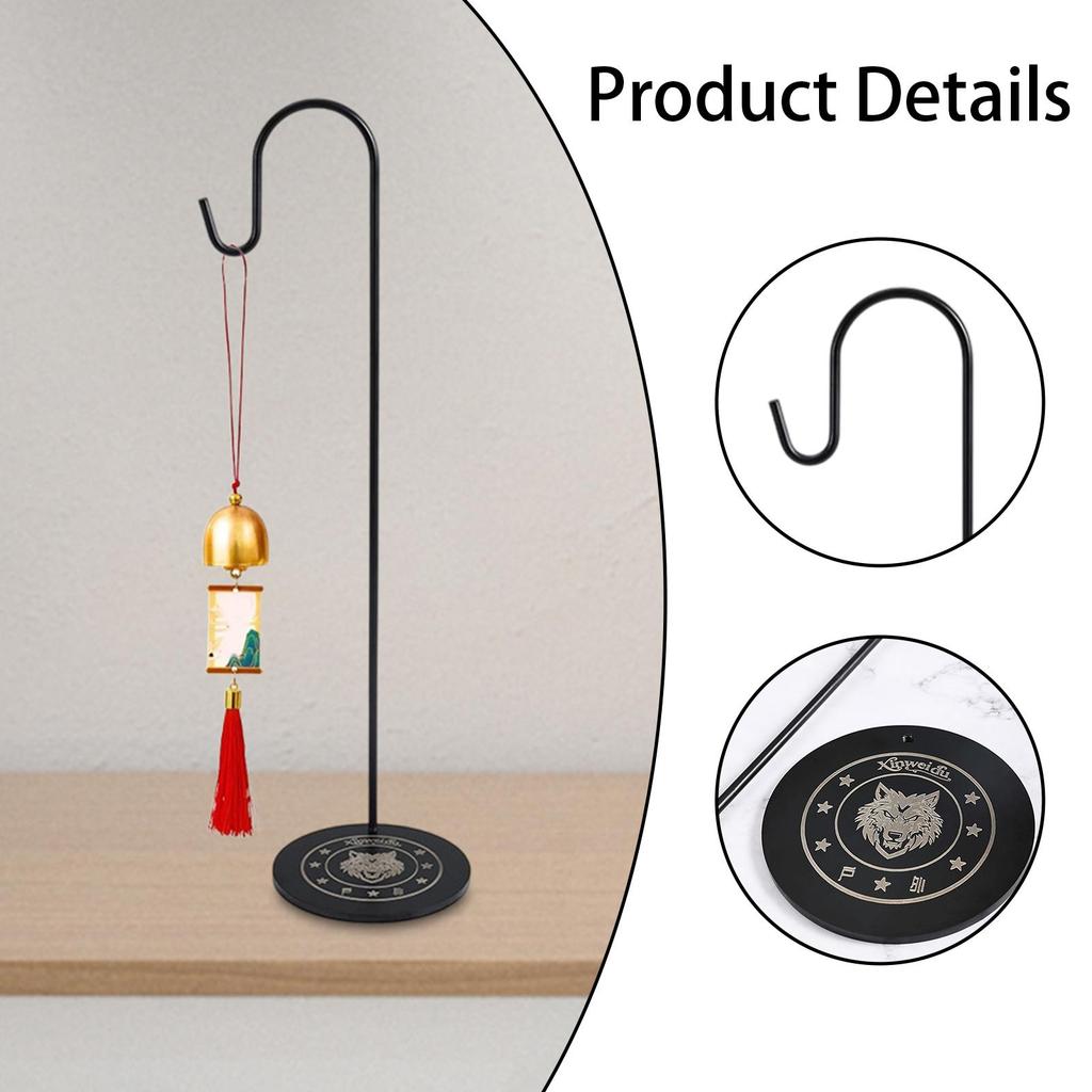 Desktop Wind Chime Holder Chime Stand Hanging Stand Drawing Brush Holder for Tea