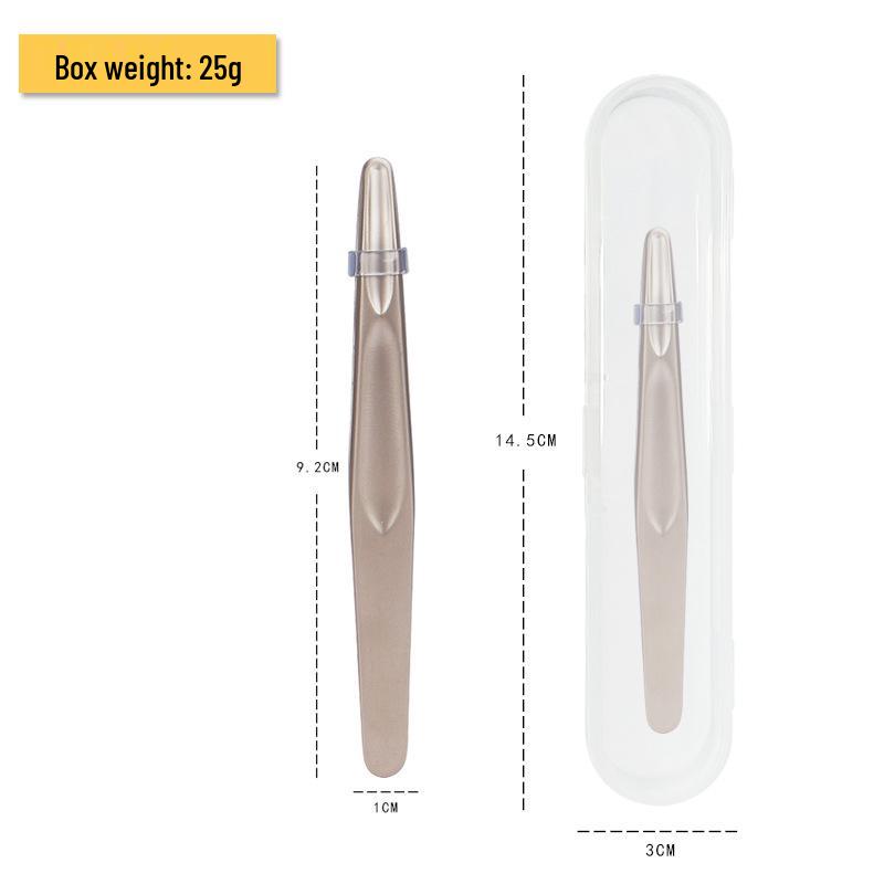 Men's Precision Stainless Steel Beard & Eyebrow Tweezers