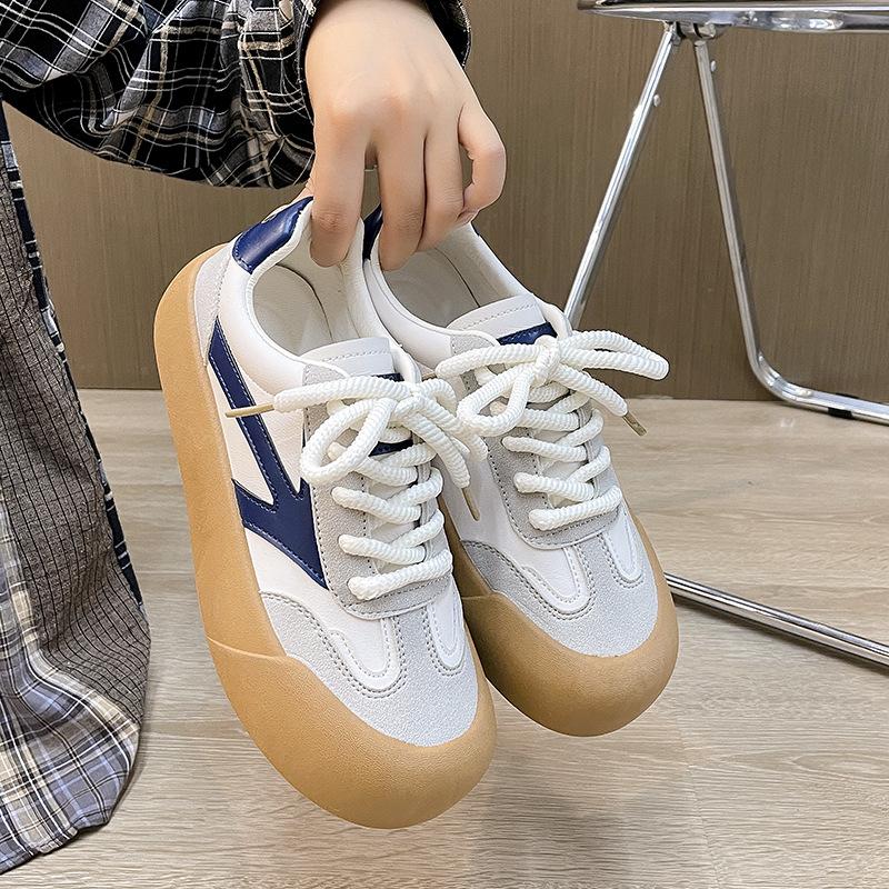 Women's Autumn New Casual Flats Children Ins Versatile Student Board Shoes Sports and Leisure