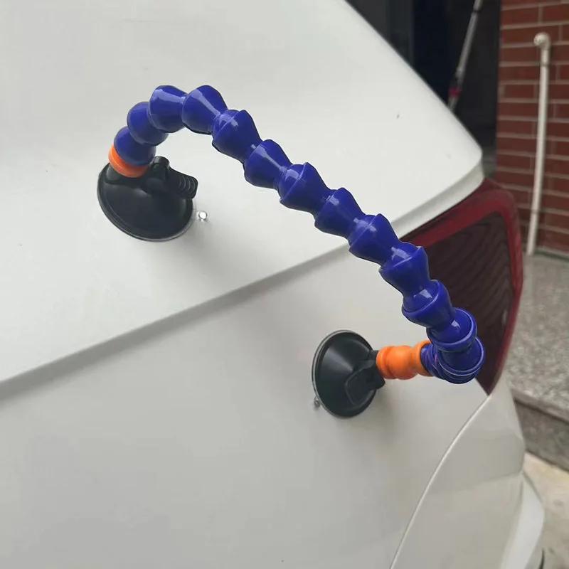 Automotive Dent Repair Tool Double Suction Cup Light Load Universal Joint Elbow Bracket Dent Detection