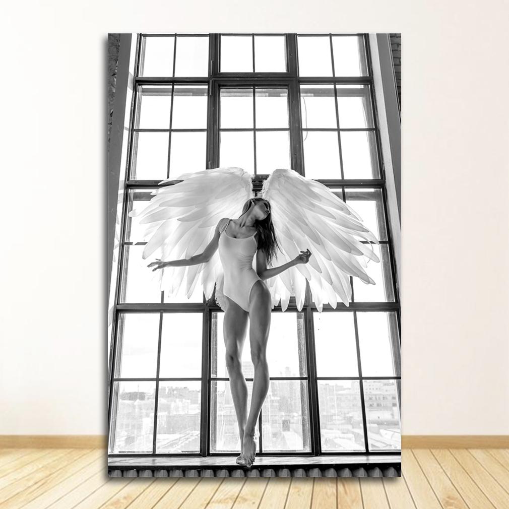 Black & White Picture Fashion Home Decor Poster Sexy Girls Canvas Print Surf Wall Art Smoking Painting