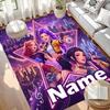 Covor Personalizat cu Nume Kpop Demon Hunter, Covor Versatil pentru Decor Acasă, pentru Cameră de Joacă, Apartament, Balcon, Hol de Intrare, Hol Cadou