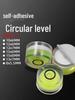 Mini Round Acrylic Spirit Level Bubble - Universal Balance Meter
