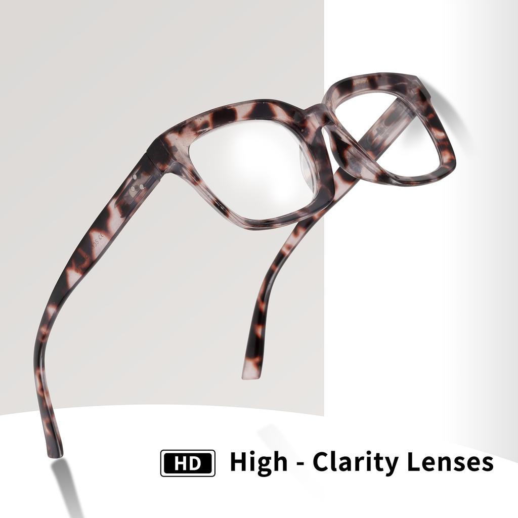 3PCS Unisex Reading Glasses Set Blue Light Blocking High-Quality Lenses Tortoiseshell Leopard Print Frame +1.0 to +3.0 Diopter