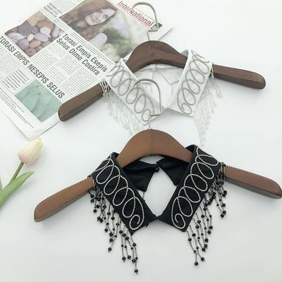 Oriole Hongyuan Avrupa Ve Amerikan Moda Çok Yönlü Saçaklı İnci Üst Düzey Zarif Yapay Elmas Sahte Yaka