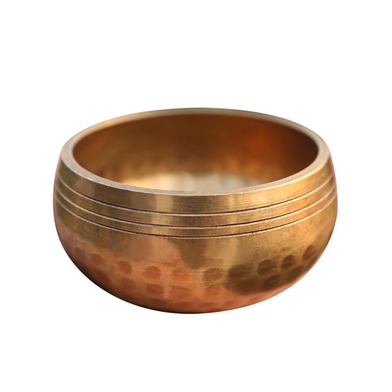 Nepal Tibetan Buddhist Bowl Handmade Singing Bowl Set Cushion Mallet Religion