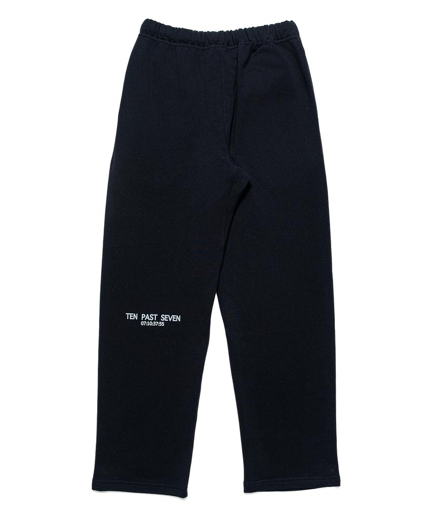 TEN PAST SEVEN Wide Fit Sweatpants - Black