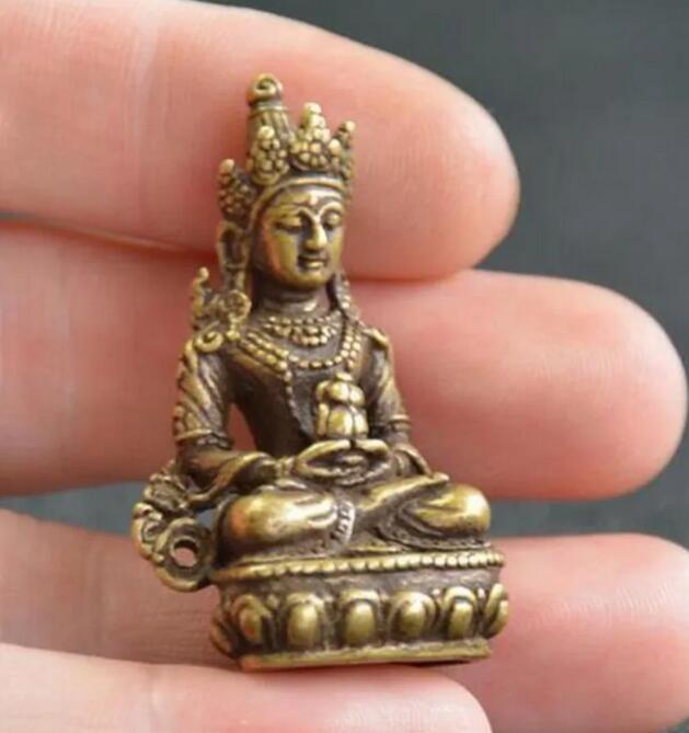 

Brass Small Buddha Statue Handmade Carved Statue