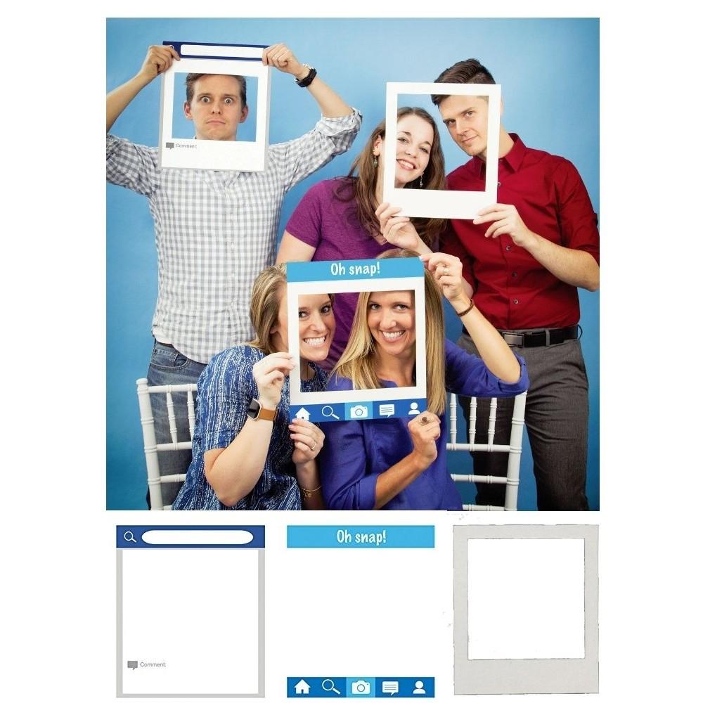 Creative Party Fotorámeček Social Snaps (Balení po 3)