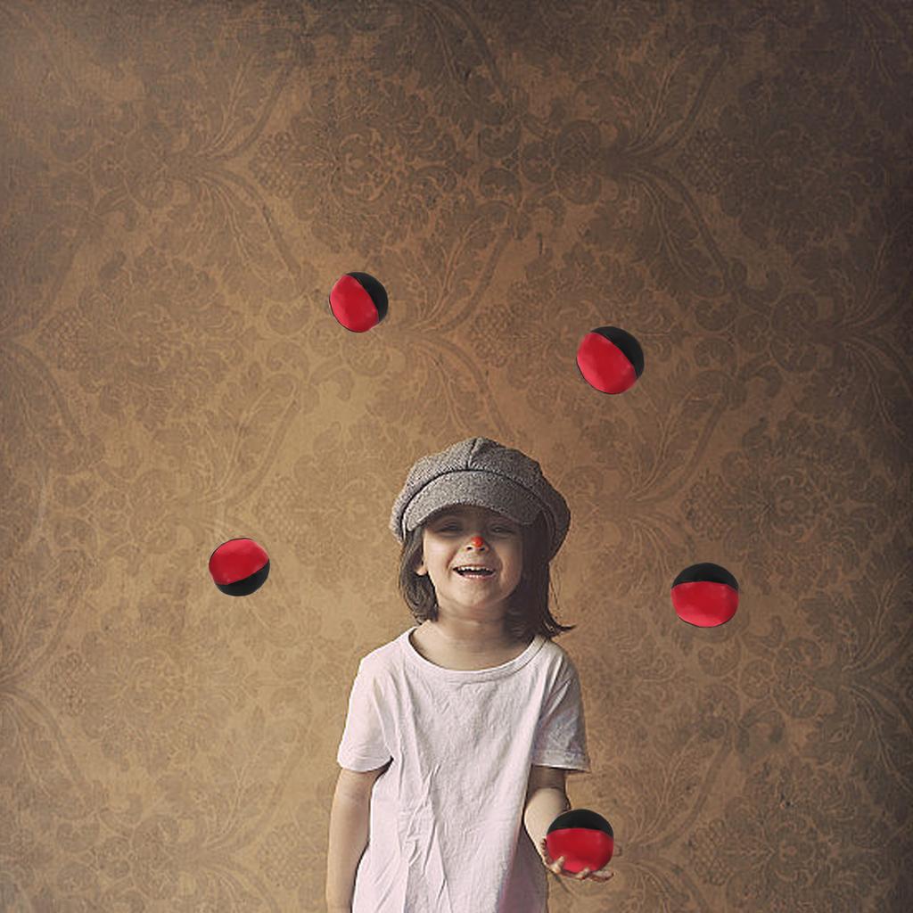 3 יחידות כדורי ג'אגלינג למתחילים צעצוע למידה כדורי ג'אגלינג כדורי זריקה-תפיסה כדורי זריקה ביד מהנים לילדים ומבוגרים