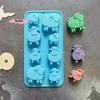 1Pc 8 Holes Silicone Mold Sheep Animal Shaped Chocolate DIY Candy Biscuit Jelly Pudding Ice Tray Pastry Baking Tools