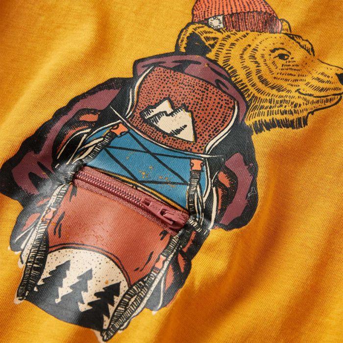 Children's Long-sleeved T-shirt Ochre 92/104/116/128/140