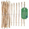 Clôture De Jardin - CREATIVE HOME - Bois De Noisetier - Hauteur 120 Cm - Longueur 5 M - Espacement 7-9 Cm