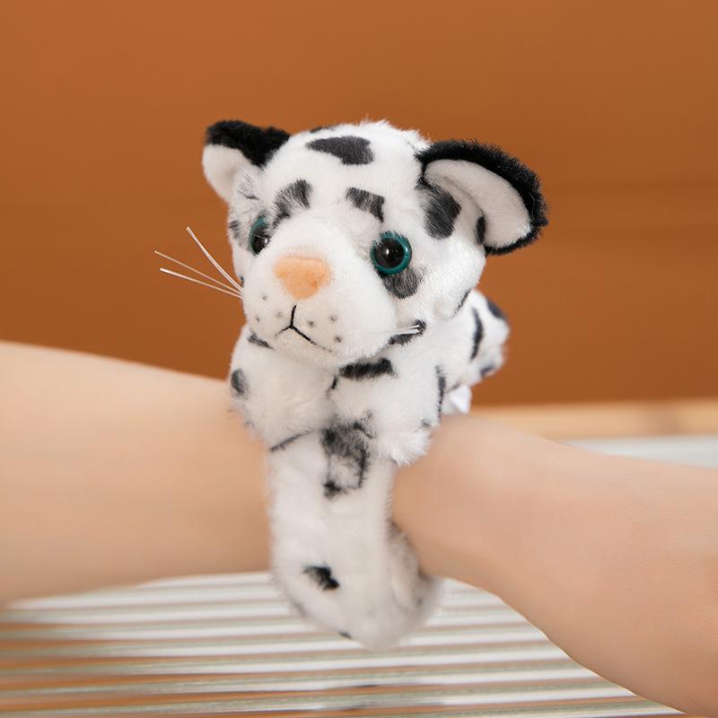 Simuliertes Tier stehend Schulter magnetische Plüschpuppe Tiger Panda Paddelkreis Wasserring Zoo Souvenir Geschenk weiblich