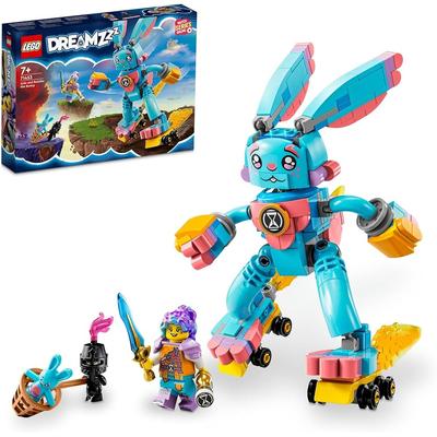 LEGO Dreams Izzy and Bunchu Toy Set Building Blocks for Kids Ages 7-9