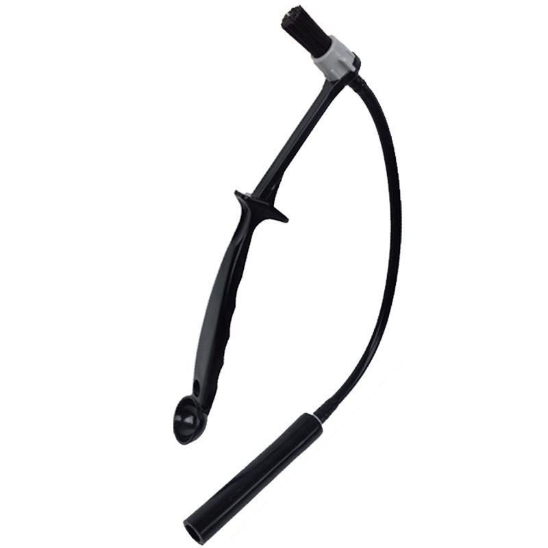 Steam Coffee Machine Cleaning Brush with Long Handle and Bristle Brush for Brew Head