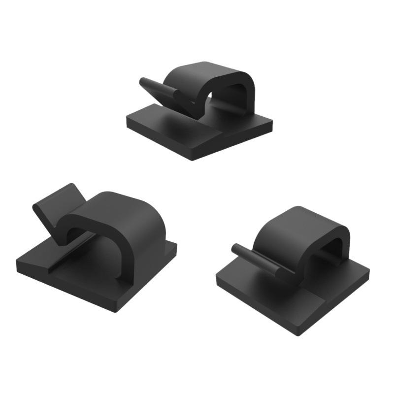XK001 Self-Adhesive Cable Holder, Dashcam/Wire R-Type Organizer Clip