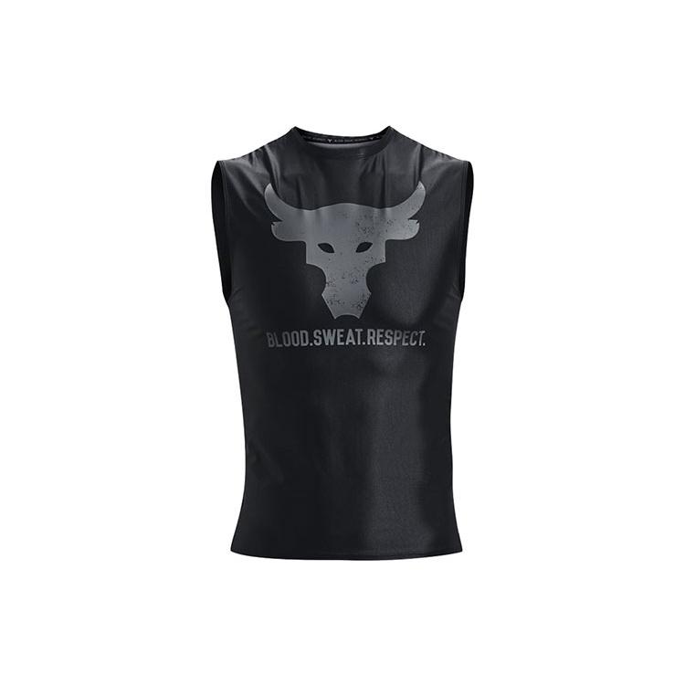 Under Armour Project Rock Iso-Chill Sleeveless Black Men s 1361649-001 L
