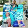 Karol G Retro Printed Blanket Flange Warm Blanket Bed Linings Picnic Blankets Home Travel Blanket Birthday Gift