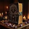 Doors of Durin from Tolkien Lord of the Rings - Handmade Leather Journal Book of Shadow Fantasy Journal Wedding Guest Book Gift for Him/her.