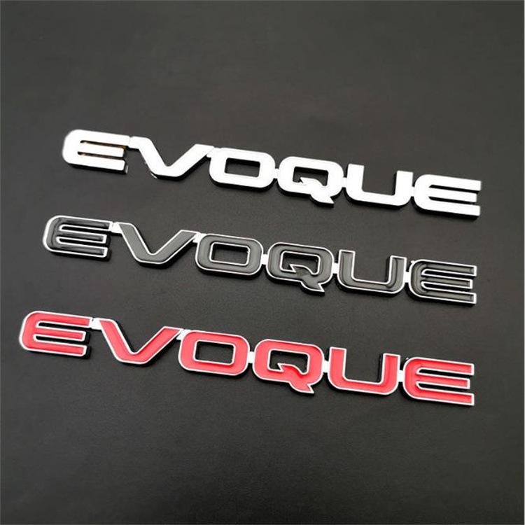 Range Rover Evoque Emblem Sticker - Rear Badge Modification
