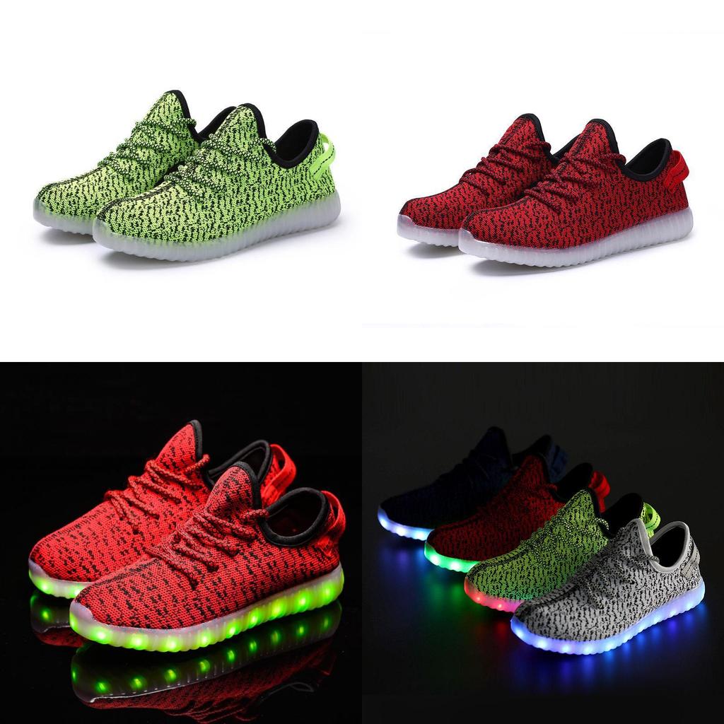 Premium Quality Soft Strappy Athletic Led Light Sneakers For Men Women Unisex