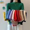 Neuer Rollkragenpullover Damen Winter Basic Gestrickte Pullover Koreanische Mode Langarm Strickwaren Damen Elastisch Schlank Pullover