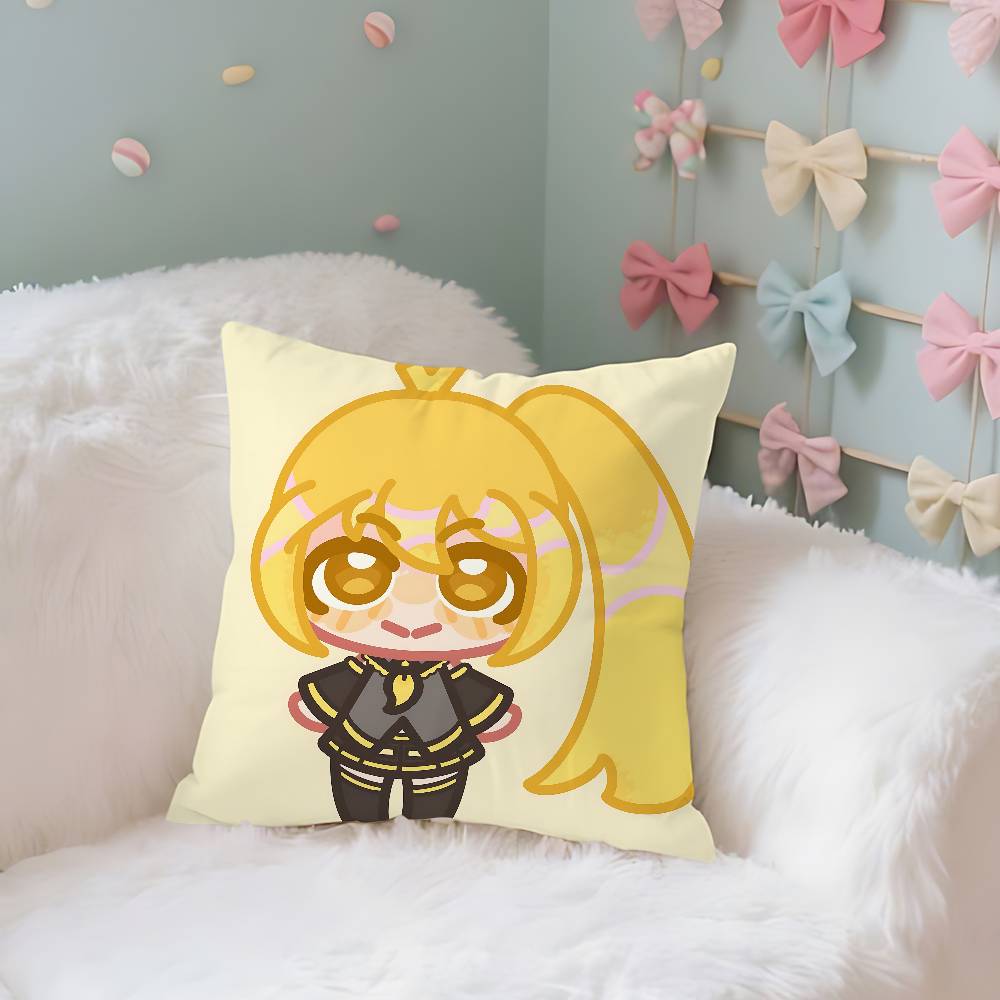 Virtual Singer A-Akita N-Neru Case Plush Fabric Soft Pillowcase Double Sided Print Cushion Cover Household Gifts