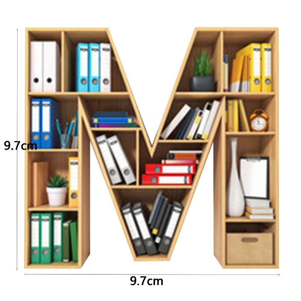 Personalized 26 Letter Bookshelf Pendant Acrylic Hanging Ornament Christmas Tree Decoration  Couple