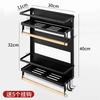 Kitchen Organizer Fridge Shelf Magnetic Holder Paper Towel Holder Metal Shelf Spice Storage Rack Kitchen Accessories Magnet