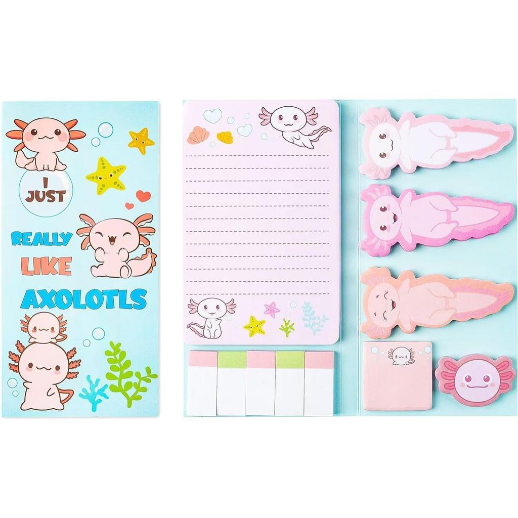 Irregular Shaped Cartoon Animal Sticky Notes for Diaries & Planners - Reusable & Tearable Stickers.
