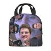 Drachenlord Rainer Winkler Insulated Lunch Bags Food Container Bags Portable Thermal Cooler Lunch Boxes For Work