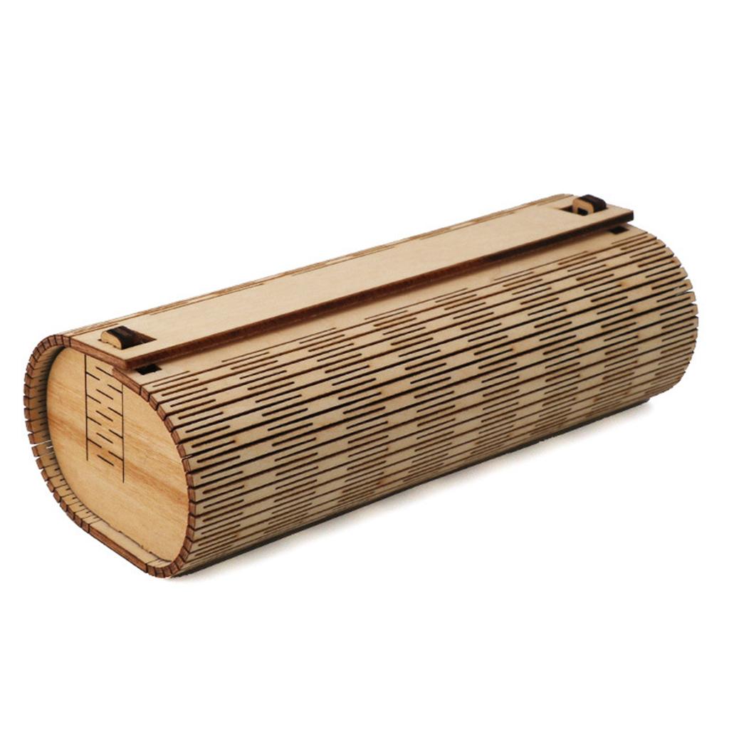 Wood Hard Glasses Case for Sunglasses and Eyeglasses Vintage Hollowed Practical Eyewear Holder Glasses Box Easy to Carry