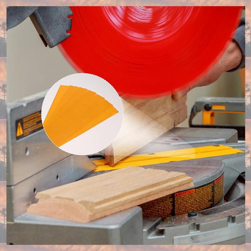 2025 Trend 12Pcs Zero Gapwoodworking Tape,For More Accurate Cuts On Miter Saw, Zero Clearance Insert For Positioning Wood Cuttin