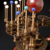 Brass Inner Planet Model with Earth Moon for Stargazers And Collectors Deluxe Solar System Orrery