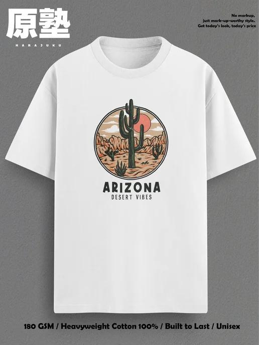 Arizona oversized Y2K T-shirt with vintage print 2XL