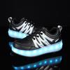Kids Sneakers Led Light Shoes Children's Boys Girls USB Charging Glowing Sport Wheels Outdoor Parkour Roller Skate Shoes