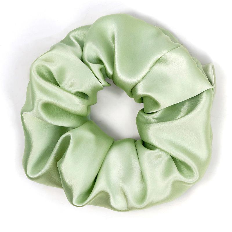 

Резинка для волос из 19 момме чистого шелка, ручной работы, шелковая повязка для волос из шелка тутового дерева для женщин (4 см 6 см) 4cm without filling