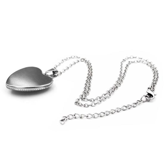 Pendant Necklace Heart Cartoon Shrek Pattern Jewelry Bright Luster Adjustable Necklace for Birthday